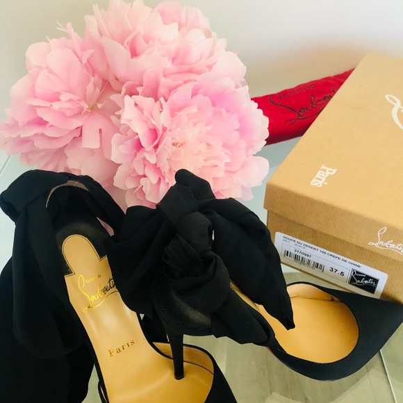 Christian Louboutin DOUCE DU DESERT BLACK. - Picture 4 of 8